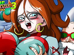 究極の快楽を発見する『亀パラダイス3』～甘美な魅惑の人造人間21号のスチーム・セックス・シーン