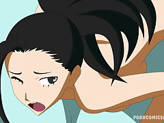 Jav 僕のヒーローアカデミア ポルノパロディ - モモとデクの熱い冒険アニメ！